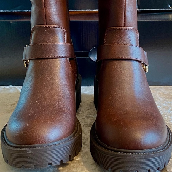 GBG Los Angeles Womens Silene Riding Boot BROWN SIZE 6 NWB Heeled SUMMER PRICE - Picture 7 of 10